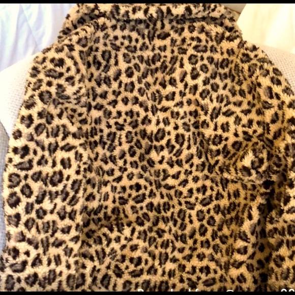 New Me Jane faux fur leopard jacket - Picture 3 of 5